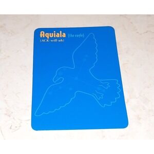 Vintage 1999 Stargo Game Replacement Piece AQUIALA The Eagle CARD